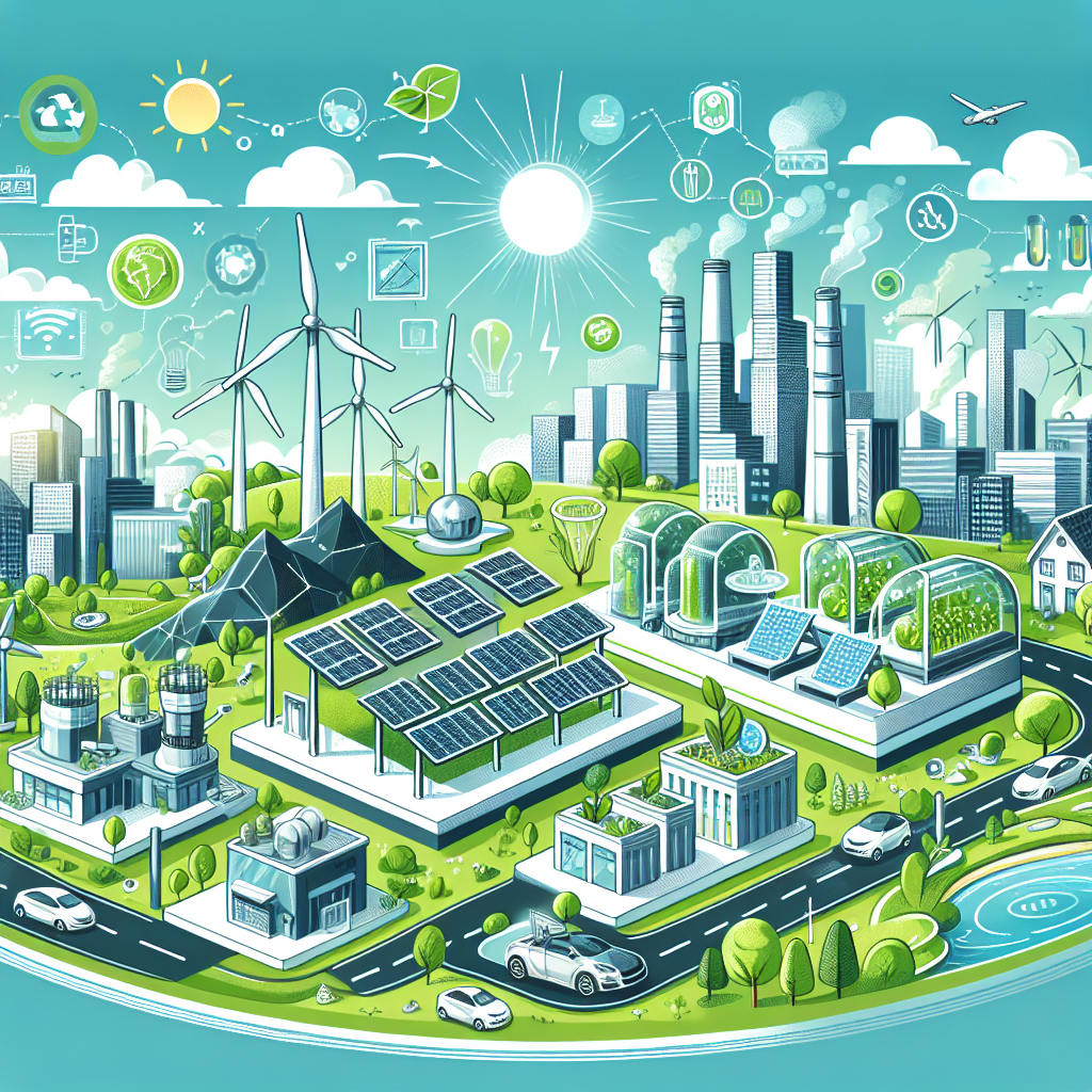 "Gráfico ilustrando a redução de emissões de carbono devido a inovações tecnológicas, conforme discutido no artigo 'O Impacto da Tecnologia na Redução de Emissões de Carbono: Inovações para um Futuro Sustentável'."